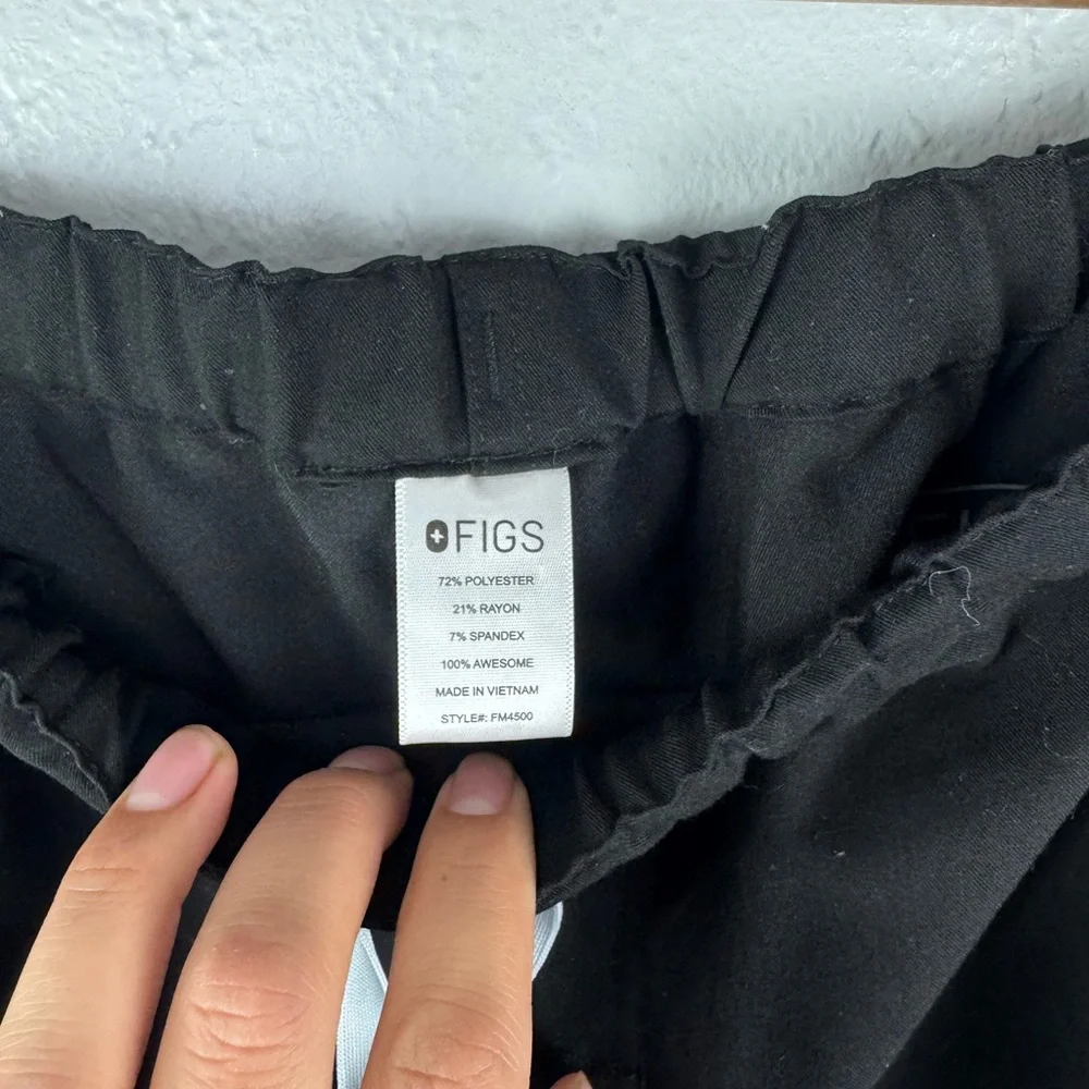 Figs Men's Black Pisco Basic Scrub Pants Nurse Doctor Medical Technical Medium